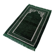 Islamic Luxury Woven Chenille Prayer Rug Janamaz Sajadah