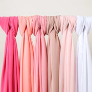 Muslim Chiffon Hijab Women Bubble Chiffon Scarf For Women Ladies Veil Muslim Islam Solid Color Malaysia Musulman Wrap Scarves