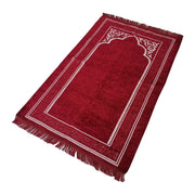 Islamic Luxury Woven Chenille Prayer Rug Janamaz Sajadah
