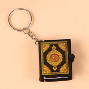 1Pcs New Muslim Keychains Mini Quran Book Paper Can Read Pendant Key Ring Islamic Unisex Religious Jewelry Wholesale Islam Gift