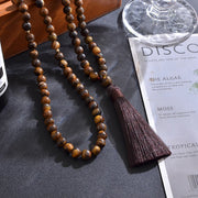 8mm Matte Amazonite,Yellow Tiger Eye,Black Onyx ,Islamic Muslim Tasbih Bracelet Men and Women Blessing Rosary Jewelry