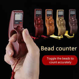 Finger Pressure Relief Toy Digital Buddha Beads Counter Handheld Rotating Prayer Beads Muslim Boy Girl Christmas Gift
