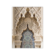 Canvas Painting Modern Moroccan Scenery Picture Wall Art Quote Islam Style Poster and Print for Home Living Room Wall Decor