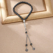 New 8 Cm 33 Black Gallstone Muslim Prayer Beads Islamic Praise Beads Arab String Türkiye Men's and Women's Festival Accessories