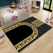 Muslim Prayer Non-slip Carpet Room Mat Square Removable Kitchen Bathroom Floor Waterproof   Bedroom Furry  Tapis