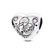 925 Sterling Silver Family House Love Forever Family Beads Boys Girls Lovers Pendant Charms Fit Bracelet DIY Ms Jewelry Gift