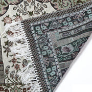 Muslim Prayer Rug – Portable Carpet Blanket with Tassels