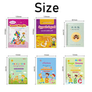 French Calligraphy Arabic Kids Writing Sticker English Magic Copy Book Practice Copybooks Pen Chinese Free Wiping