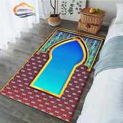 Religious carpet Turkish Prayer Rug Ramadan rug  for Woman Personalize Custom  Muslim Carpet Islam  religious belief9Hb^