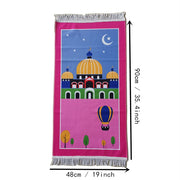 Children Prayer Mat With Toy Camera and Muslim Tasbih Islamic Prayer Rug with Gift Box