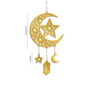 Eid Ramadan Decoration 2025 Acrylic Wall Hanging Decor Door Sign Mubarak Ramadan Decorations Moon Stars Muslim Party Supplies