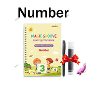 French Calligraphy Arabic Kids Writing Sticker English Magic Copy Book Practice Copybooks Pen Chinese Free Wiping