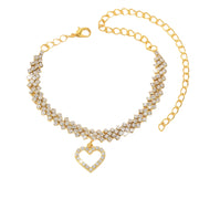 Rhinestone Anklets Chain Women Shining Ankle Bracelet Irregular Personality Beach Foot Accessories Wedding Party Jewelry