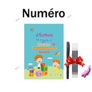 French Calligraphy Arabic Kids Writing Sticker English Magic Copy Book Practice Copybooks Pen Chinese Free Wiping