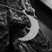 Stainless Steel Islamic Imam Ali Zulfiqar Sword Pendant Necklace Quran Pendant Shia Islamic Jewelry for Men and Women