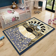 Muslim Prayer Non-slip Carpet Room Mat Square Removable Kitchen Bathroom Floor Waterproof   Bedroom Furry  Tapis