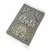 Muslim Prayer Rug – Portable Carpet Blanket with Tassels