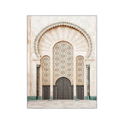 Canvas Painting Modern Moroccan Scenery Picture Wall Art Quote Islam Style Poster and Print for Home Living Room Wall Decor