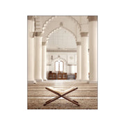 Canvas Painting Modern Moroccan Scenery Picture Wall Art Quote Islam Style Poster and Print for Home Living Room Wall Decor