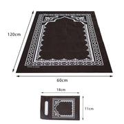 Portable Muslim Prayer Mat – Rainproof Travel Pocket Sajjadah