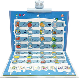 New 2-in-1 Arabic English Sound D Book Interactive Talking Book Early Educational Reading Toy for Muslim Toddlers Boys Girls