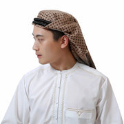 Men’s Muslim Headscarf – Traditional Shemagh Gutra Hijab for Prayer & Daily Wear