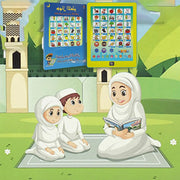 Arabic Alphabet Tablet Reading Machine Interesting Language Cognitive Machine for Muslim Kids Boys Girls Cognitive Toys Gift