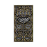 Kiswa Kaaba Door Arabic Text Mecca Calligraphy Canvas Poster Print Gold Quran Islamic Art Picture for Home Wall Decor Cuadros