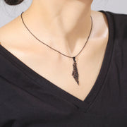 Stainless Steel Necklace For Women Men Palestine Israel Map Islamic Script Hollow Pendant Necklace Engagement Jewelry