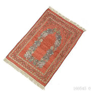 Muslim Floor Rug Ramadan Worship Blanket Chenille Prayer Mat With Tassel Sajadah 100x70cm