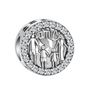 925 Sterling Silver Family House Love Forever Family Beads Boys Girls Lovers Pendant Charms Fit Bracelet DIY Ms Jewelry Gift