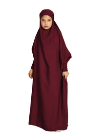 Ramadan Eid Niqab Khimar Prayer Clothes For Women Kids Muslim Abaya Dubai Turkey Islam Dress Kebaya Robe Femme Musulmane