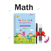 French Calligraphy Arabic Kids Writing Sticker English Magic Copy Book Practice Copybooks Pen Chinese Free Wiping