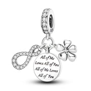 925 Sterling Silver Family House Love Forever Family Beads Boys Girls Lovers Pendant Charms Fit Bracelet DIY Ms Jewelry Gift