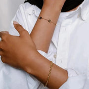 Arabic Coin Bracelet Islamic Wrist Jewelry Adjustable Chain Bracelet for Daily