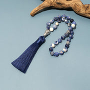 Islamic Muslim Tasbih 8mm Sodalite Beads Knotted Tasbih Jewelry