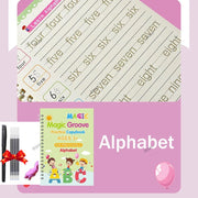 French Calligraphy Arabic Kids Writing Sticker English Magic Copy Book Practice Copybooks Pen Chinese Free Wiping