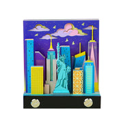 Omoshiroi Block 3D Memo Pad Mosque Building Eid Gifts Islam Masjid Santorini Paper Carving Notepad Custom Souvenir Gift Items