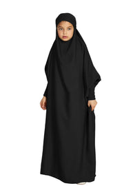 Ramadan Eid Niqab Khimar Prayer Clothes For Women Kids Muslim Abaya Dubai Turkey Islam Dress Kebaya Robe Femme Musulmane