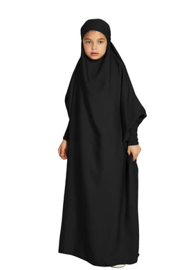 Ramadan Eid Niqab Khimar Prayer Clothes For Women Kids Muslim Abaya Dubai Turkey Islam Dress Kebaya Robe Femme Musulmane