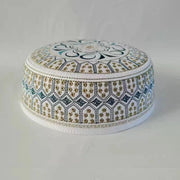 Embroidered Muslim Prayer Cap for Men – Turkish Kufi Hat