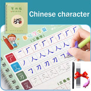 French Calligraphy Arabic Kids Writing Sticker English Magic Copy Book Practice Copybooks Pen Chinese Free Wiping