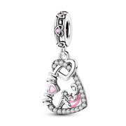 925 Sterling Silver Family House Love Forever Family Beads Boys Girls Lovers Pendant Charms Fit Bracelet DIY Ms Jewelry Gift