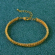 Nigeria Wedding Jewelry Bracelet 21k Gold Plated Muslim Multi Layer Beads Opening Bangles Dubai Women Bridal Vintage Jewelrys