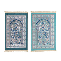 Islamic Prayer Rug – Soft Worship Carpet & Kneeling Pad for Home or Travel