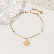 Sabr Shukr Tawakkul Clover Arabic Islam Muslim Non Tarnish Waterproof Stainless Steel Fashion Jewelry Bracelets for Men Women