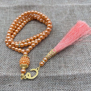 6mm 99pcs Glass Pearls Tassel Turkish Style Muslim Rosary Islamic Prayer Beads Bracelet For Women Jewelry Accessories Gift