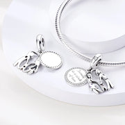 925 Sterling Silver Family House Love Forever Family Beads Boys Girls Lovers Pendant Charms Fit Bracelet DIY Ms Jewelry Gift
