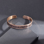 Ayatul Kursi Bracelet Stainless Steel Adjustable Cuff Bangle Men Women Islamic Muslim Calligraphy Ramadan Jewelry Gift
