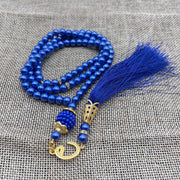 6mm 99pcs Glass Pearls Tassel Turkish Style Muslim Rosary Islamic Prayer Beads Bracelet for Women Jewelry Accessories Gift